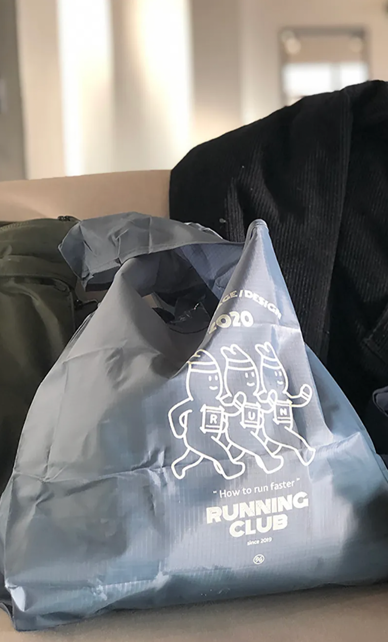 縮圖：Percentage/Design p/d 幽靈大軍 Running Club Reusable Bag 可重用環保袋