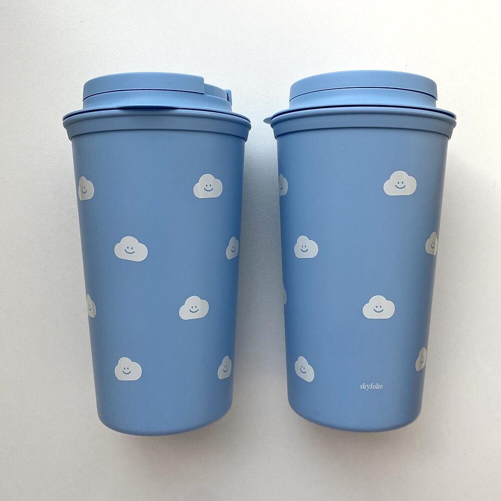 縮圖：【現貨】Skyfolio Skyblue/Pattern Reusable Tumbler 隨行杯