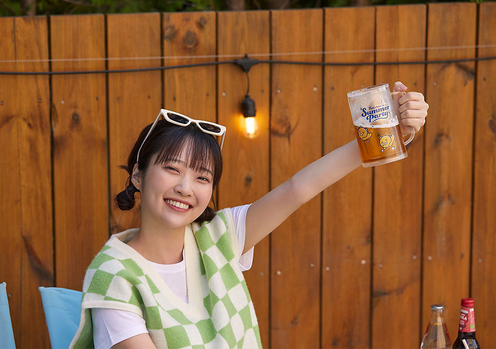 縮圖：Kakao Friends Ryan Ice Mug 啤酒杯 355ml