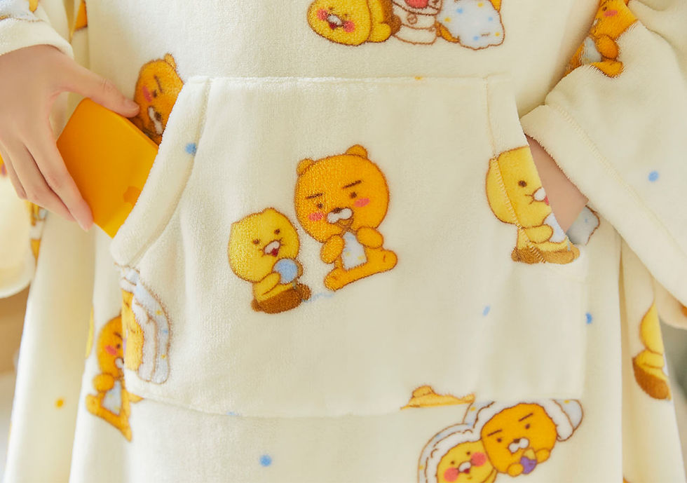 縮圖：Kakao Friends Ryan & 春植 Wearable Blanket 可穿毯子