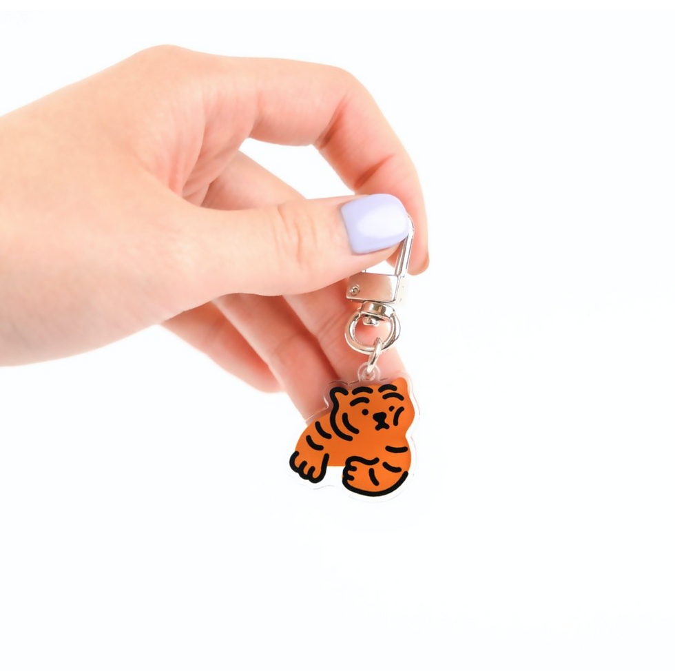 縮圖：Muzik Tiger Jjaboo Tiger Keyring 鑰匙扣