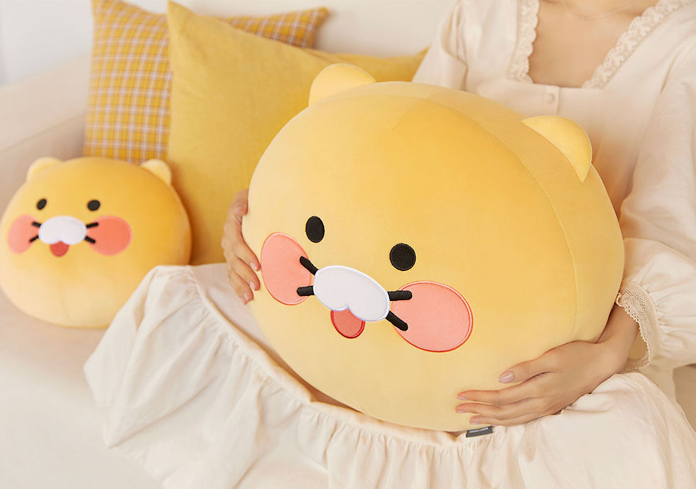 縮圖：Kakao Friends 春植 Face Type Soft Plush 蓬鬆面墊攬枕