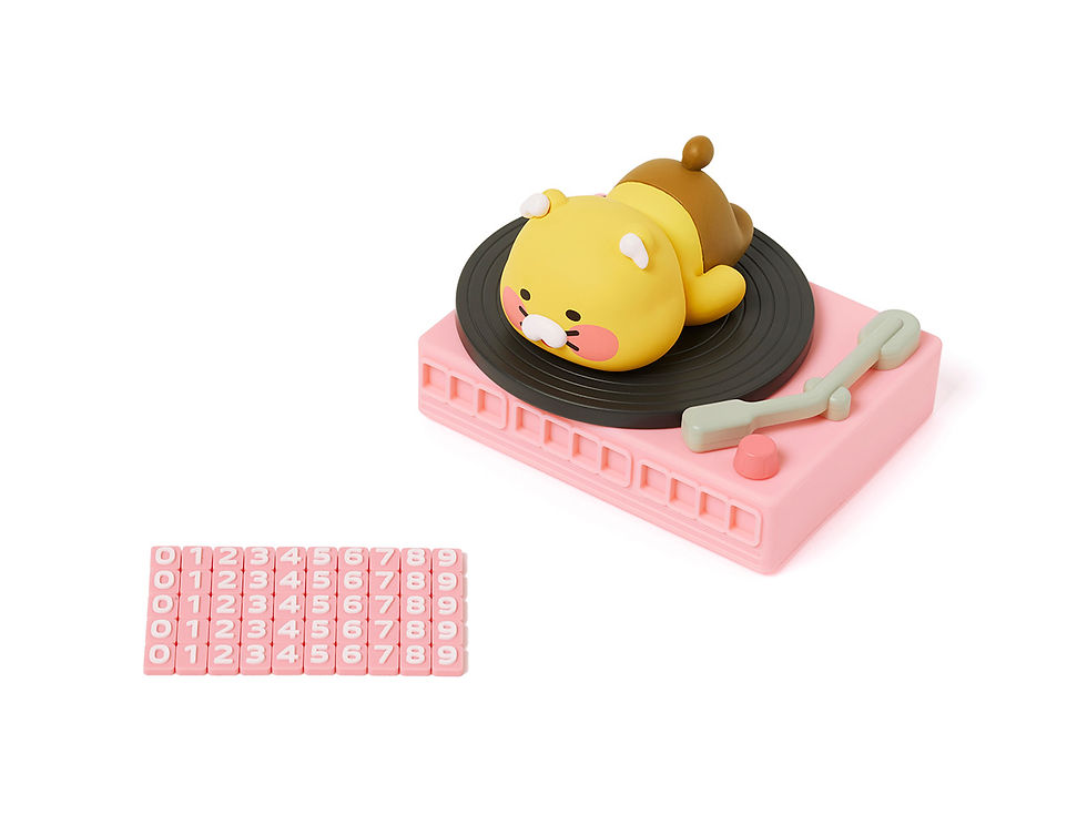 縮圖：Kakao Friends 春植 DJ Phone No. Plate 停車號牌