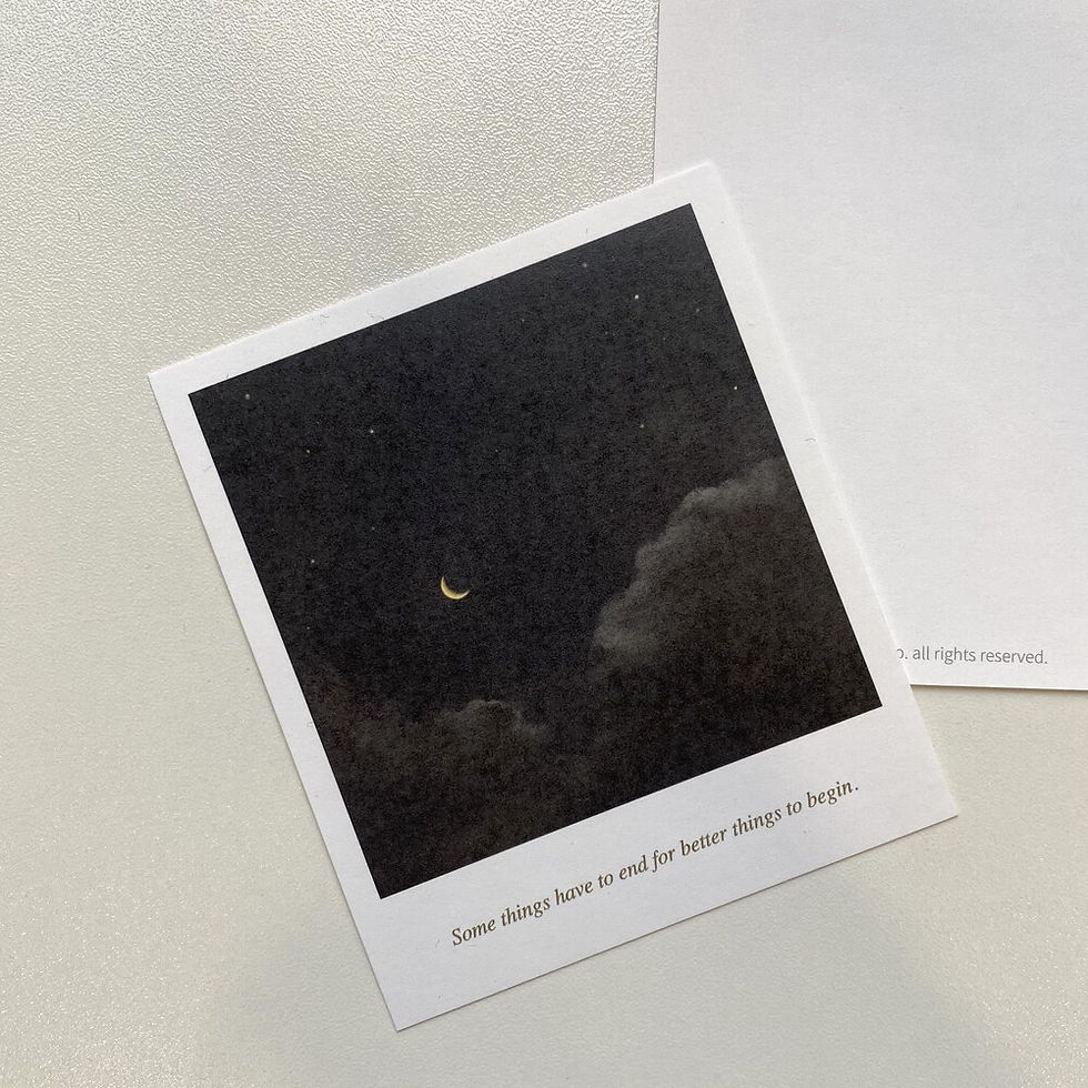 縮圖：Skyfolio Polaroid Postcard Midnight 明信片