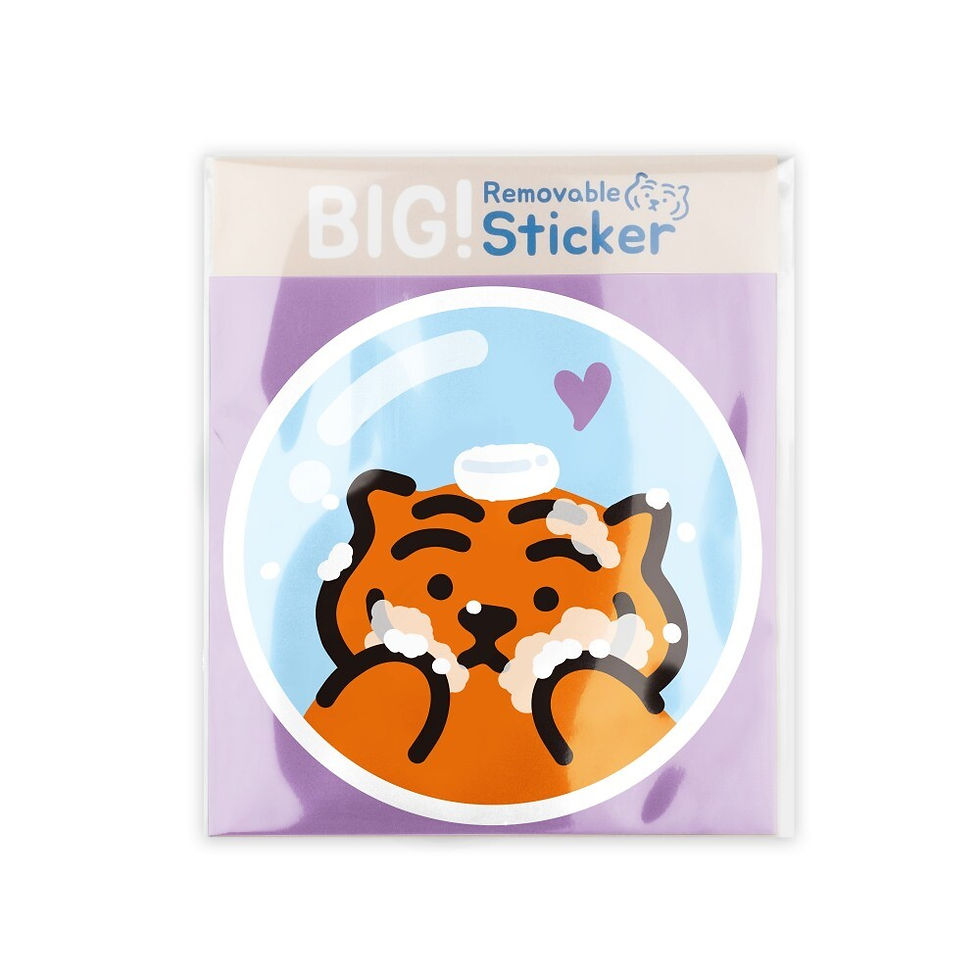 縮圖：Muzik Tiger Pure Tiger Big Removable Sticker 貼紙