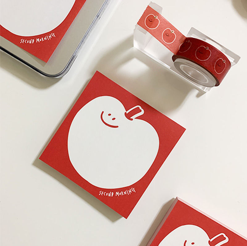縮圖：【現貨】Second Morning Apple Memo 蘋果便條紙