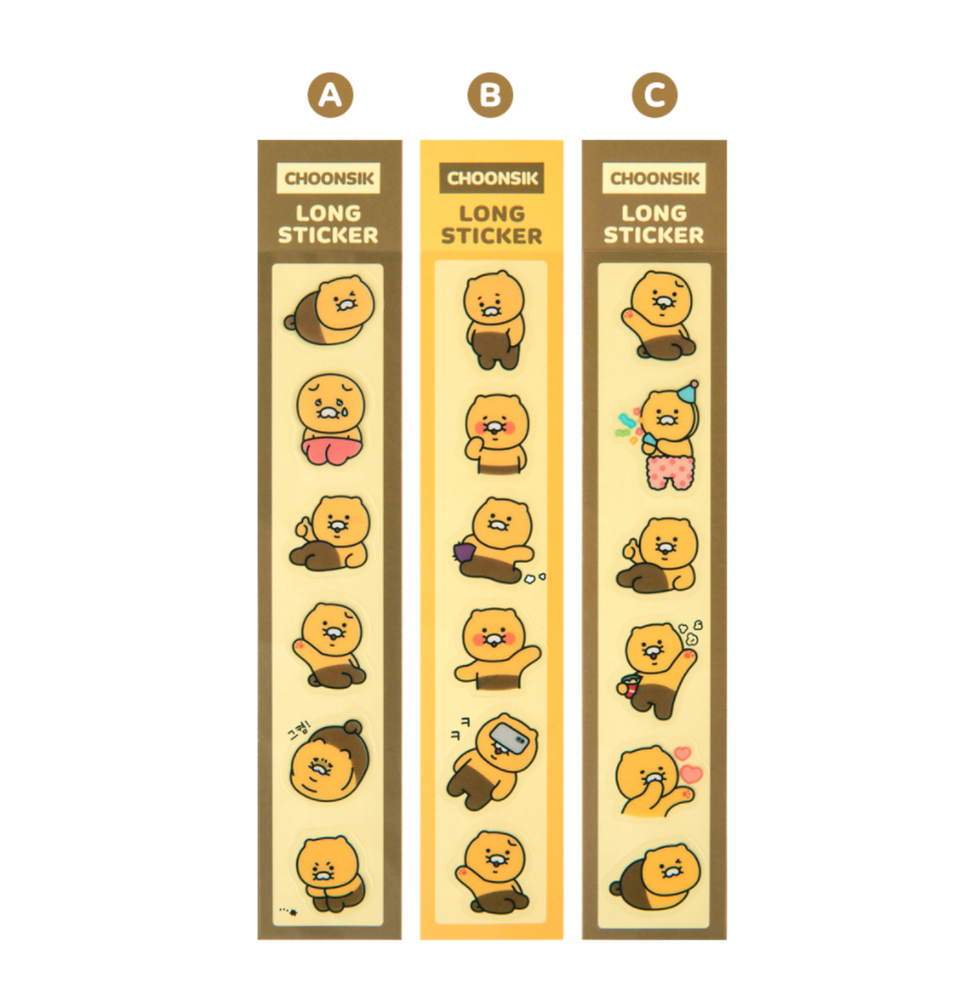 縮圖：Kakao Friends 春植 Long Sticker 長貼紙Set