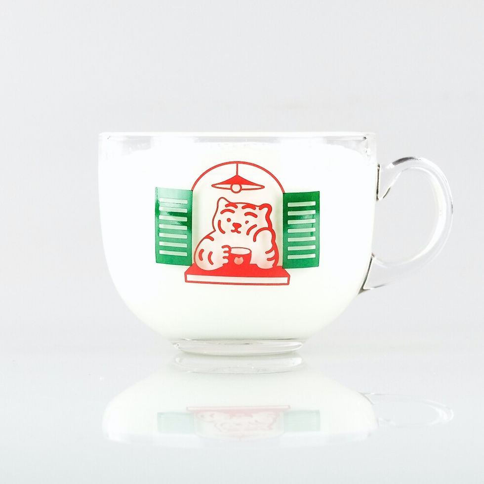 縮圖：【現貨】Muzik Tiger Cereal Cup Glass Mug 麥片杯