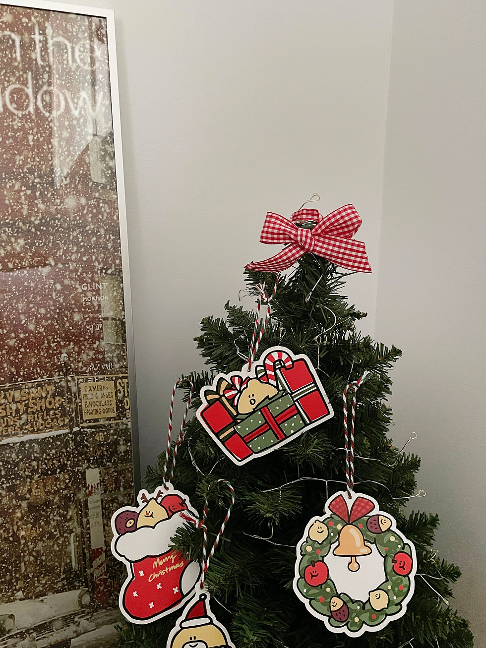 縮圖：【現貨】Second Morning Christmas Ornament 聖誕吊飾明信片（4款）