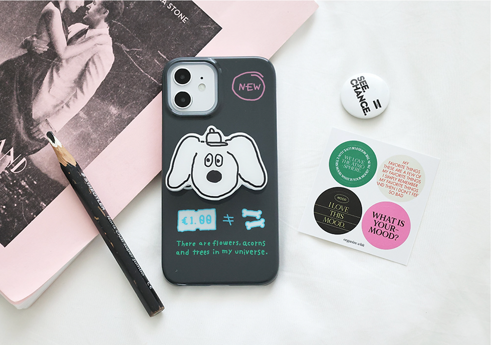 縮圖：MonagustA Charlie Smarttok Glossy Case For Iphone12 保護套