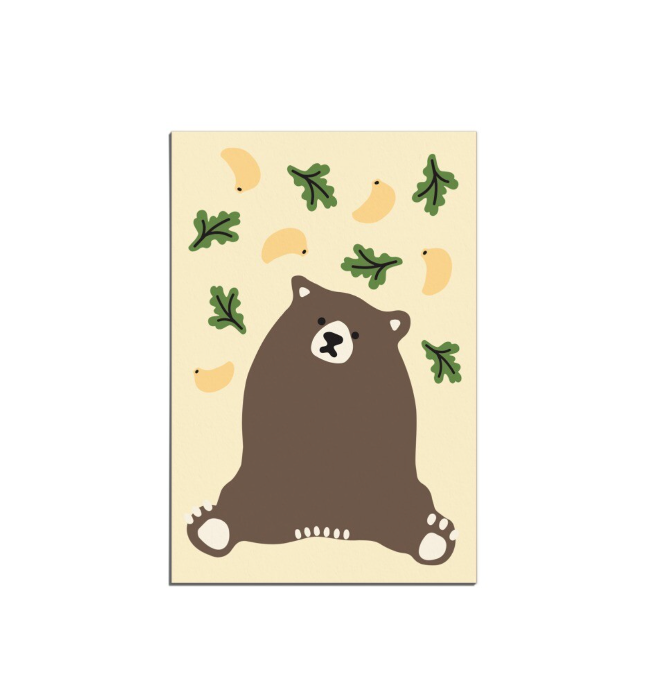 Muzik Tiger Long Long Ago Bear Postcard 明信片