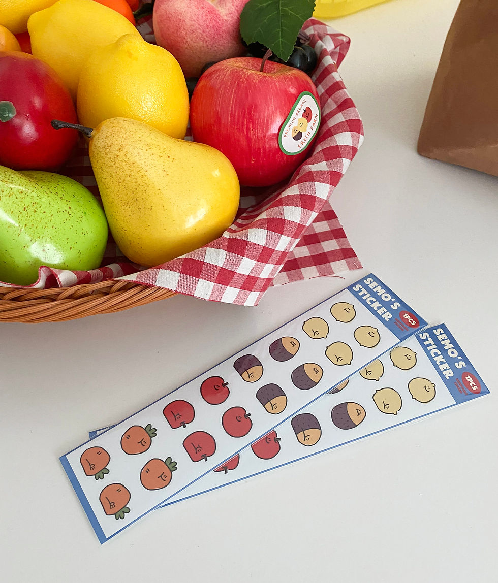 縮圖：Second Morning Semo Friends Removable Sticker 貼紙