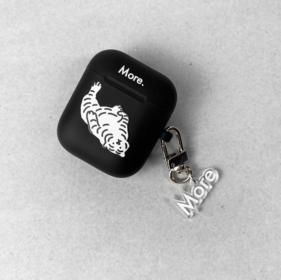 縮圖：Muzik Tiger More Typography Keyring 鑰匙扣