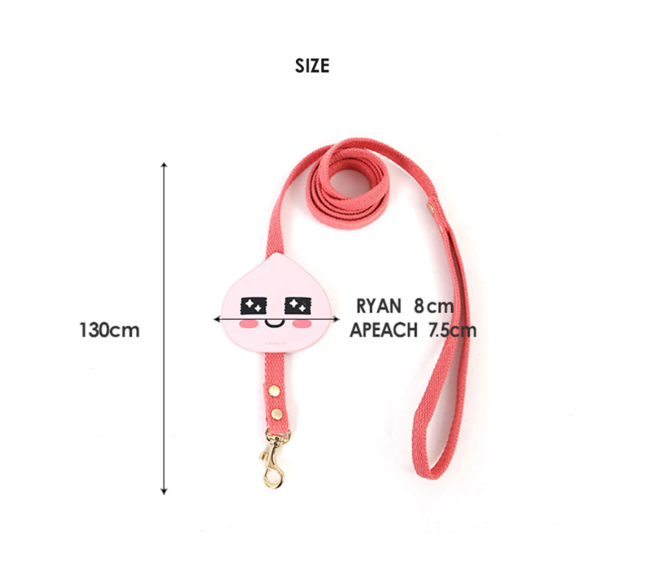縮圖：Kakao Friends Ryan / Apeach Kakao Friends Pet Face Weaving Leash 寵物編織狗繩