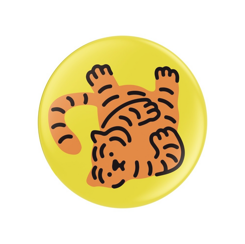 縮圖：Muzik Tiger Tigers Pin Buttons 扣針 (3p)