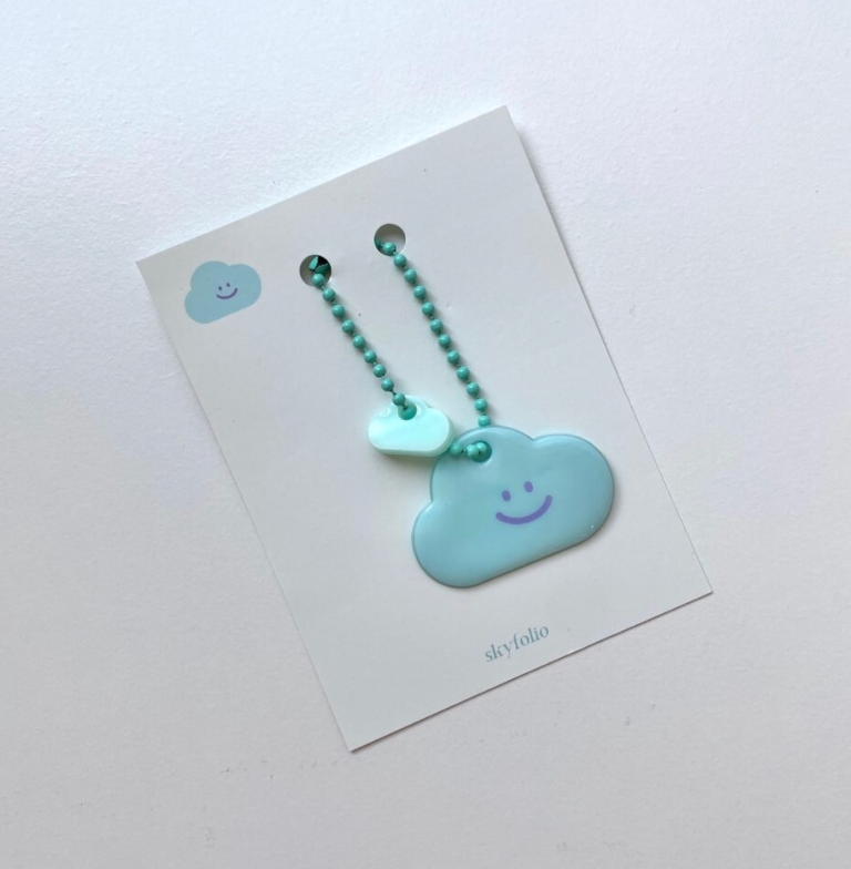縮圖：Skyfolio Mint Cloud Keyring 鑰匙扣