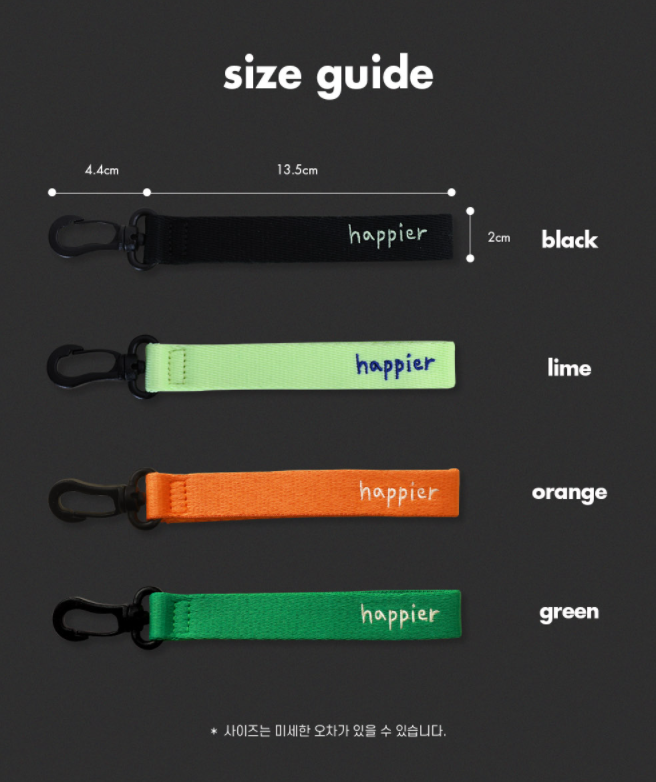 縮圖：O,LD! Happier strap key ring Ver.1 手帶