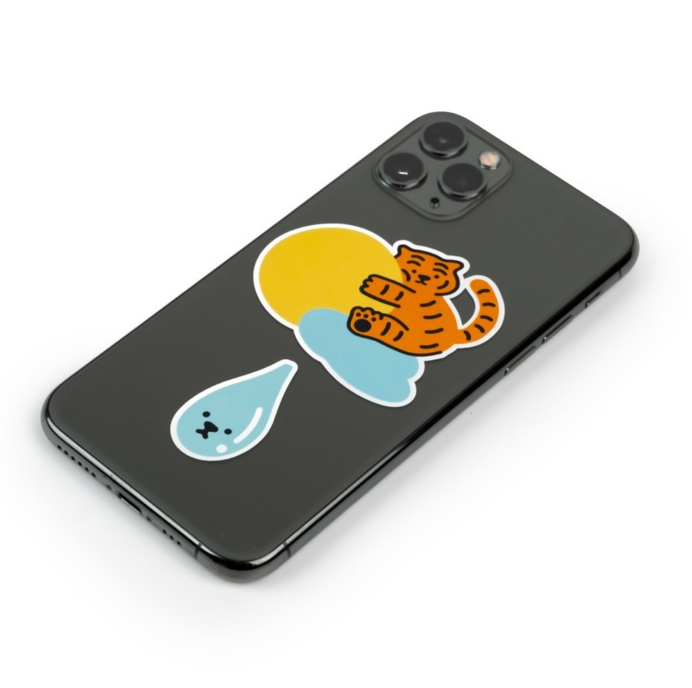 縮圖：Muzik Tiger Cloud Tiger 4pcs Stickers 貼紙(4p)