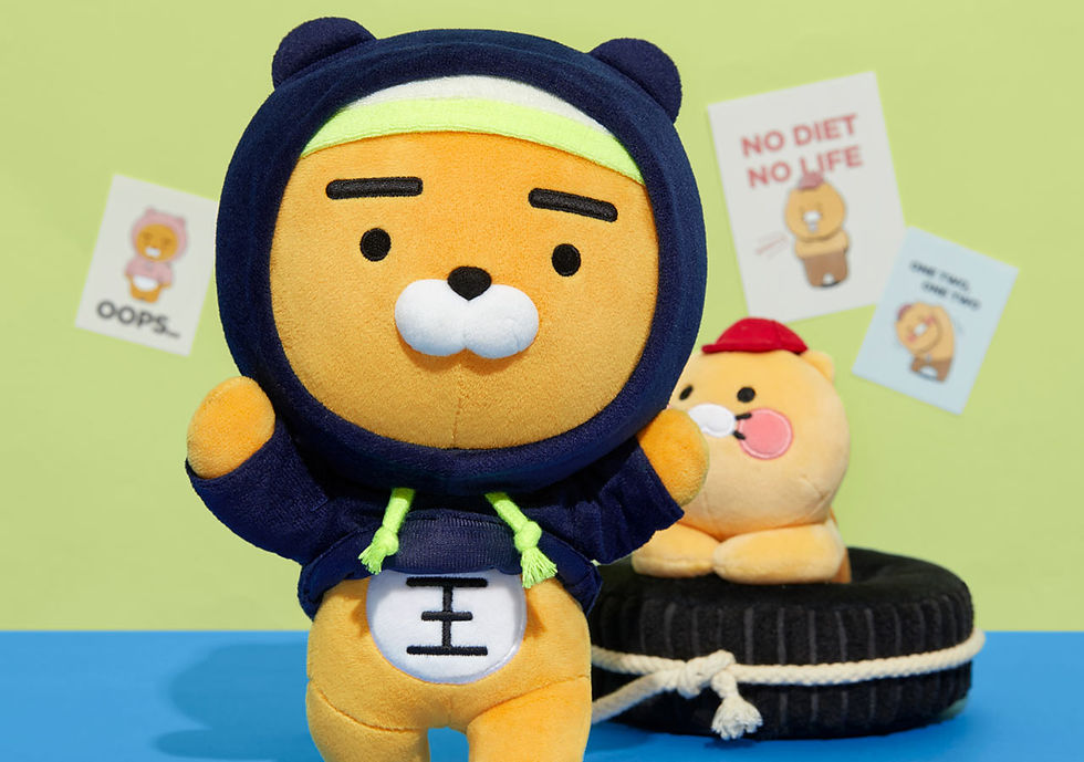 縮圖：Kakao Friends Ryan & 春植 腹肌Ryan和助手春植