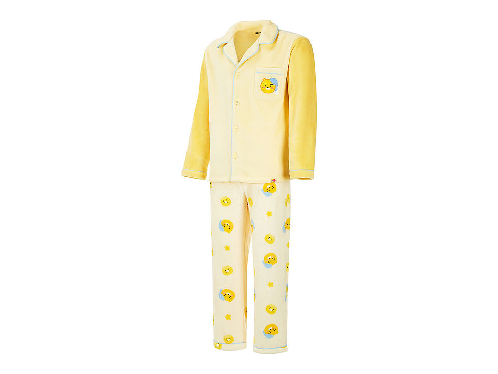 縮圖：Kakao Friends Ryan & 春植 Fleece Pajama Set(Men) 睡衣套裝