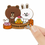 縮圖：Line Friends Brown The City Edition Hong Kong Magnet 磁貼