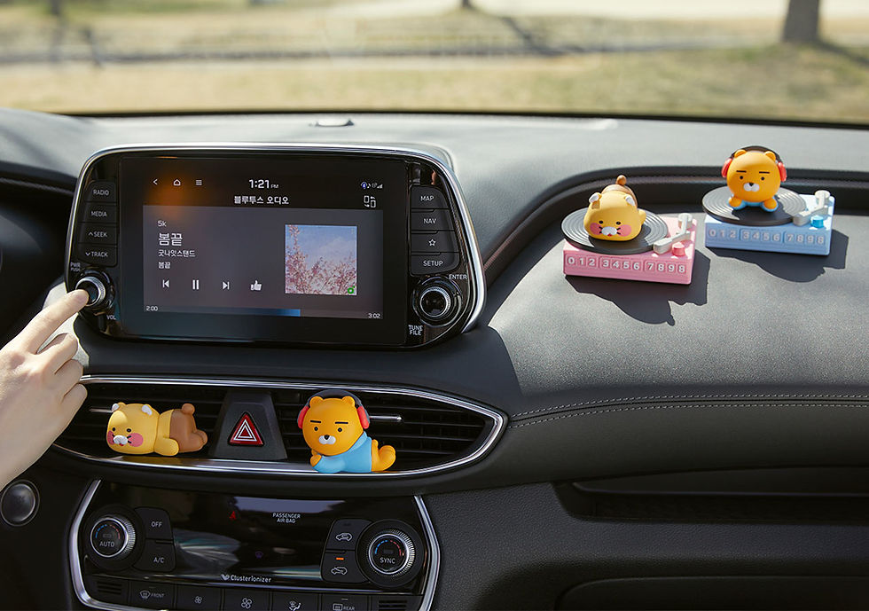 縮圖：Kakao Friends 春植 DJ Car Air Freshener 汽車芳香劑
