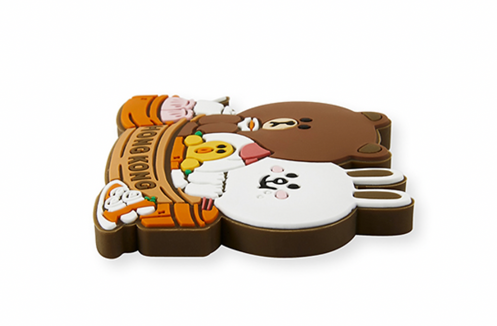 縮圖：Line Friends Brown The City Edition Hong Kong Magnet 磁貼