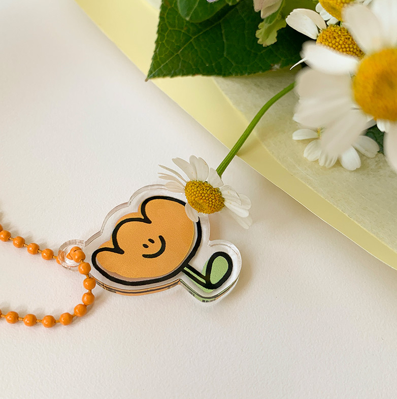 縮圖：Second Morning Greenery Keyring 鎖匙扣