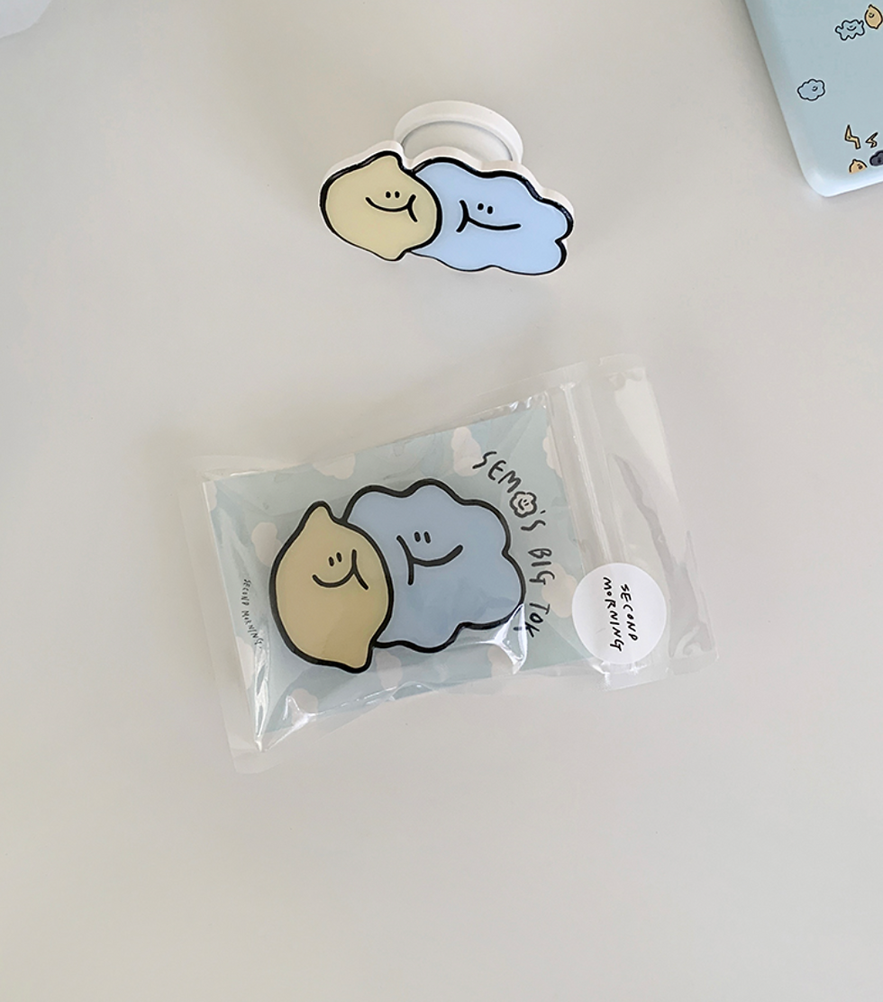 縮圖：Second Morning Lemony & Cloud King Grip tok 手機支架