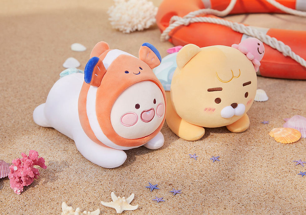 縮圖：Kakao Friends Ryan Ocean Vibe Mini Soft Plush Toy 抱枕