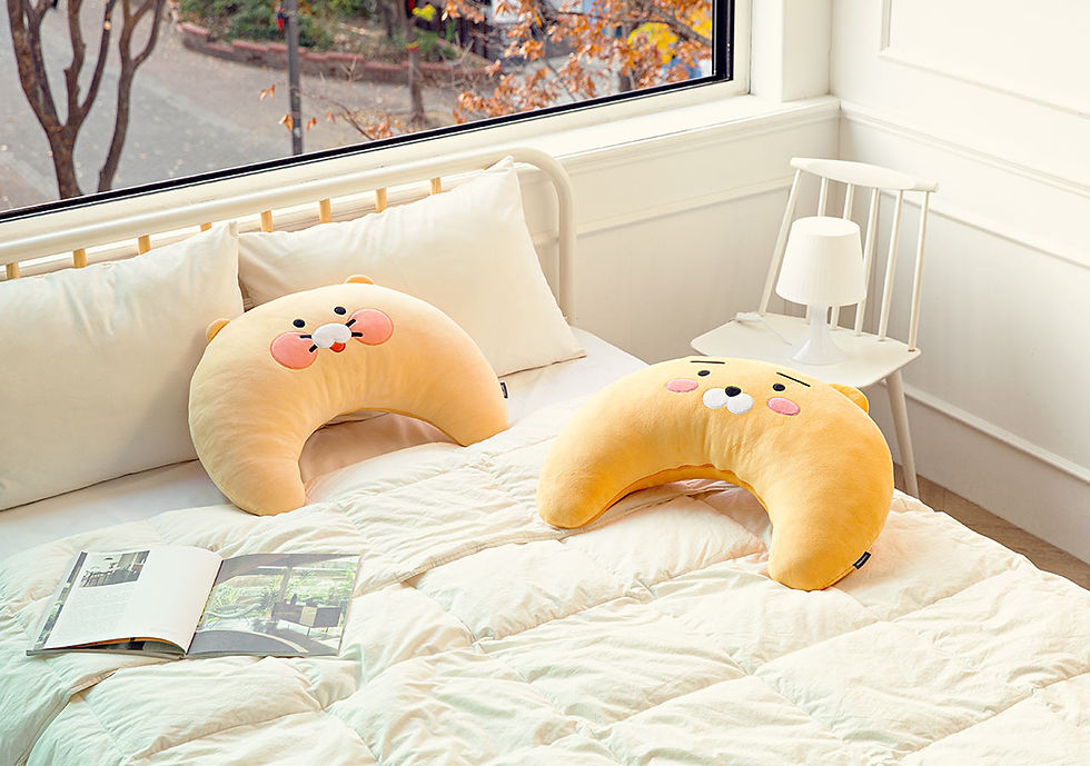 縮圖：Kakao Friends 春植 Half Moon Hug Cushion 半月形抱枕