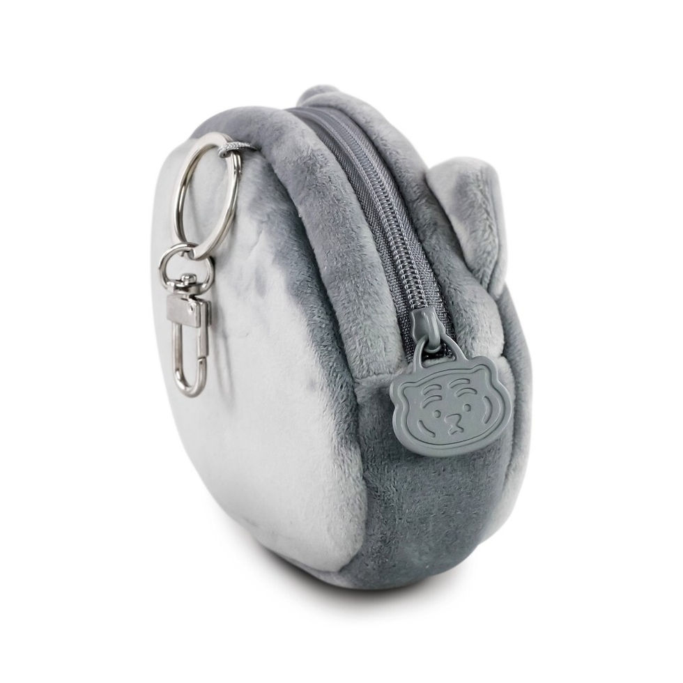 縮圖：Muzik Tiger Black Tiger Keyring Pouch 灰虎鑰匙圈小袋