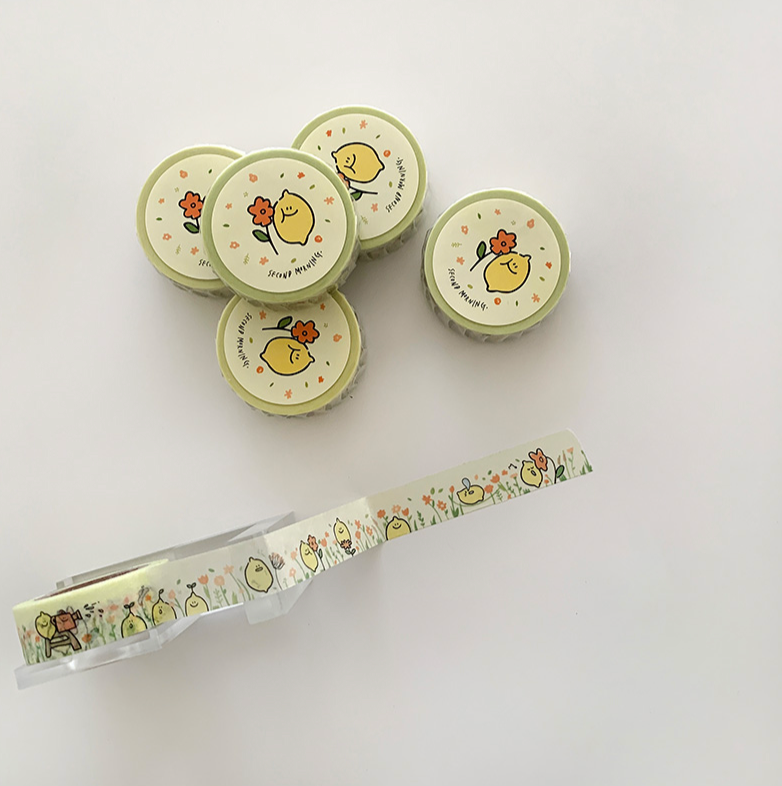 縮圖：【現貨】Second Morning With Flower Masking Tape 紙膠帶