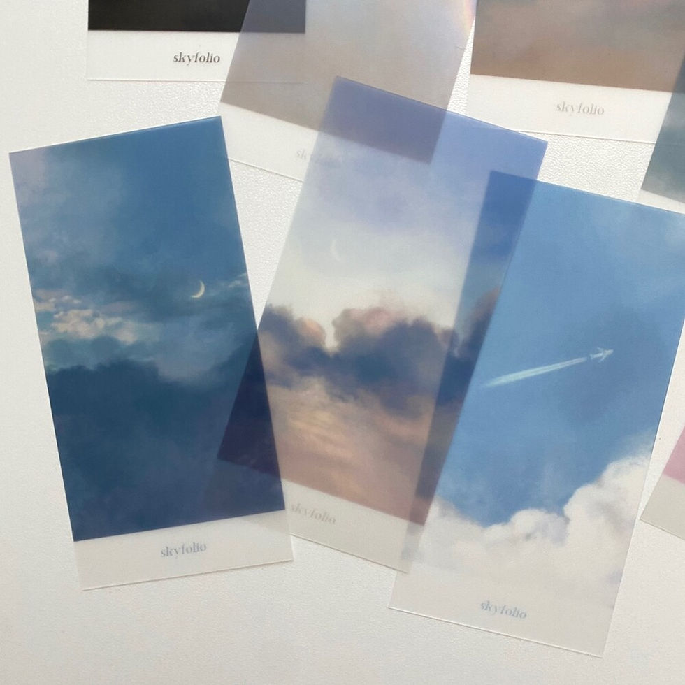 縮圖：Skyfolio Flying in the Evening Sky 半透明書籤