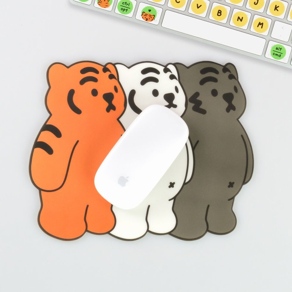 縮圖：Muzik Tiger Attention Three Tigers PVC Mouse Pad 滑鼠墊