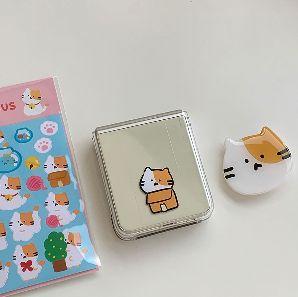 縮圖：CUTER Galaxy Z Flip 3 貓貓 Hard Case 手機保護殼