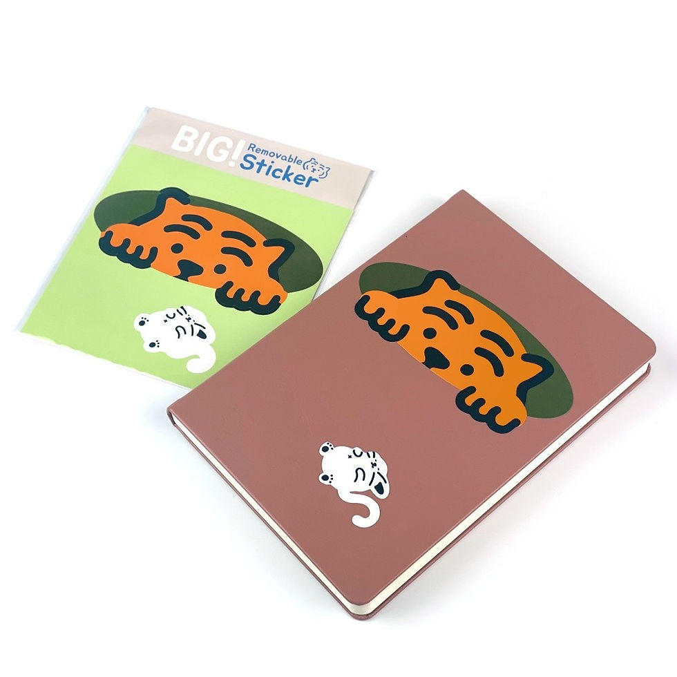 縮圖：Muzik Tiger Tiger & Mouse Big Removable Sticker 貼紙