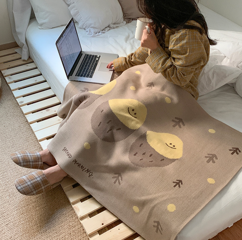 縮圖：Second Morning Semo Knit Blanket 毛氈