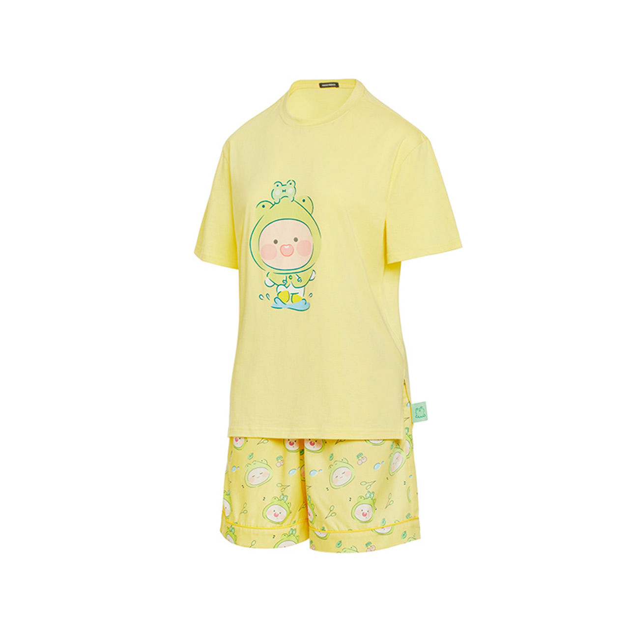 Kakao Friends Apeach Green Vacation Summer Pajama 短袖睡衣