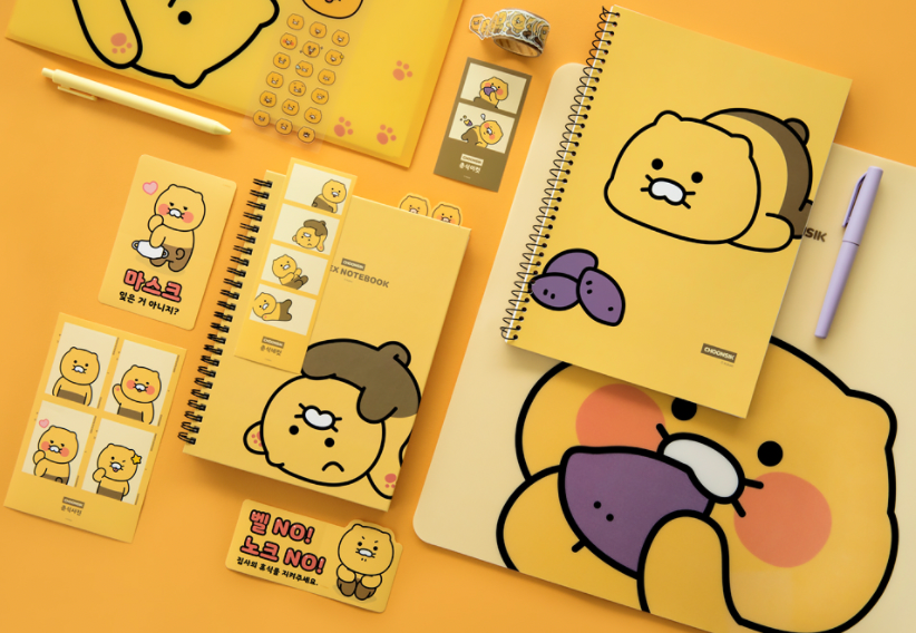 縮圖：Kakao Friends 春植 Photo Zone Sticker 2/4格貼紙