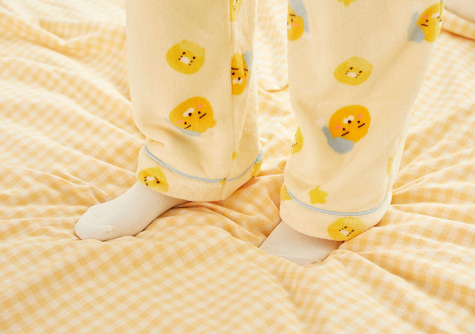 縮圖：Kakao Friends Ryan & 春植 Fleece Pajama Set(Men) 睡衣套裝