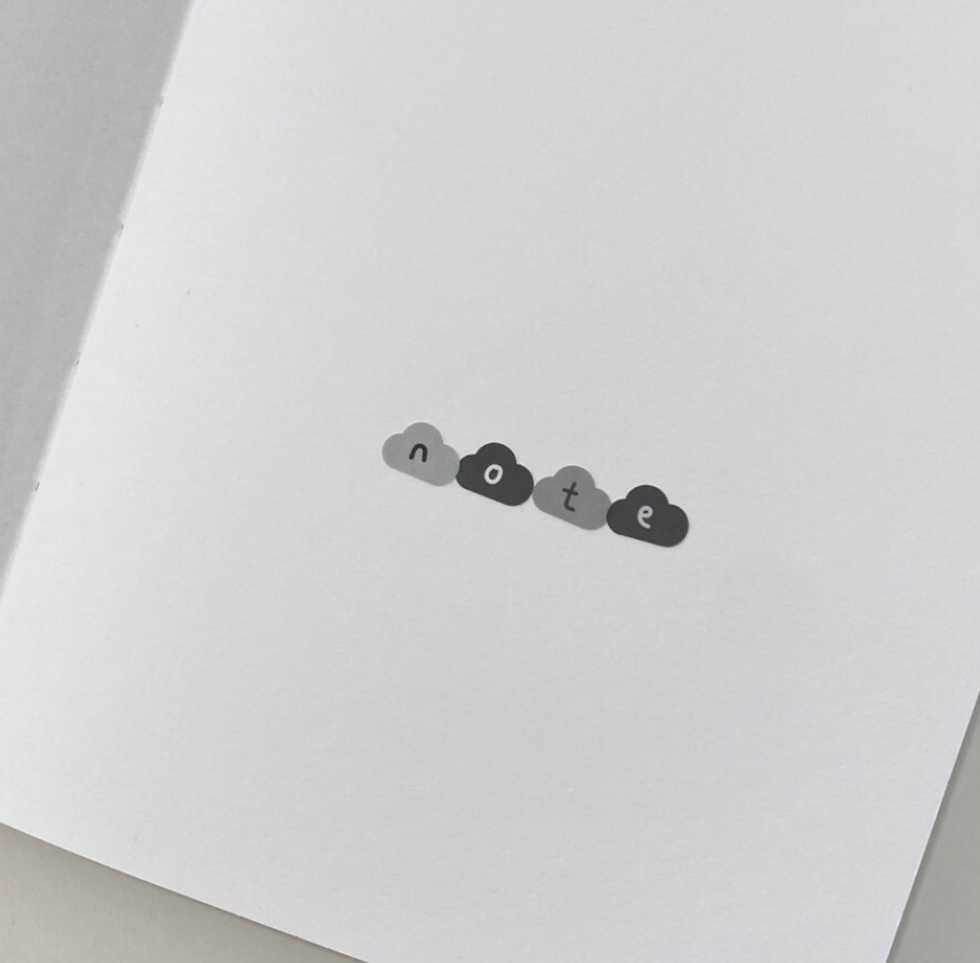 縮圖：Skyfolio Cloud Alphabet Sticker 細階英文字母貼紙