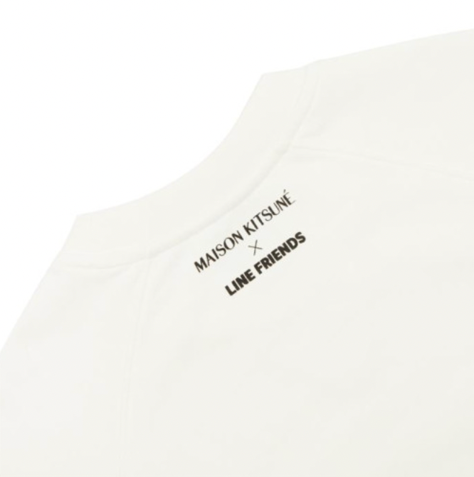 縮圖：Line Friends x Maison Kitsuné Face Sweatshirt 長袖衛衣