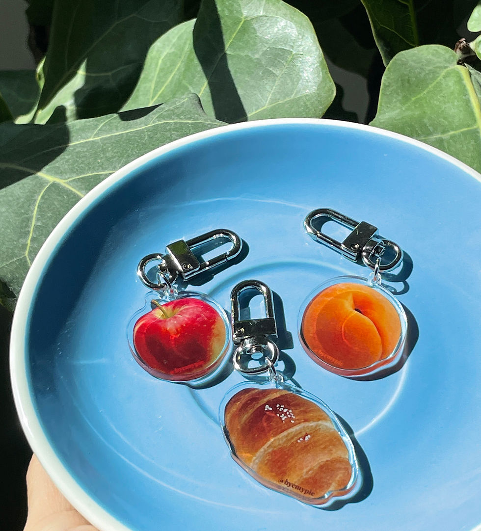 縮圖：Byemypie x Salt Bread Keyring 鑰匙扣