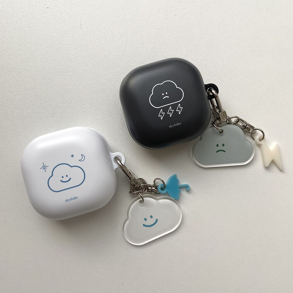 縮圖：Skyfolio Cloud/Gray Line Buds Pro/Live Case 耳機保護殼