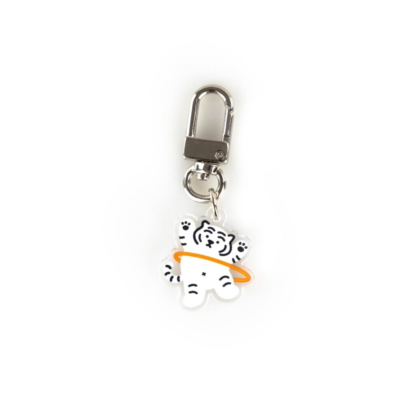 Muzik Tiger Hula-hoop Tiger Keyring 白虎鑰匙扣