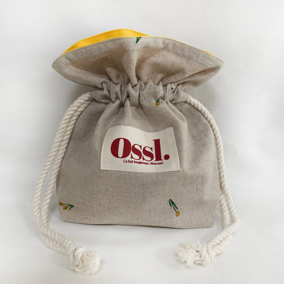 縮圖：Ossl Linen Tulip Pouch 亞麻鬱金香小袋