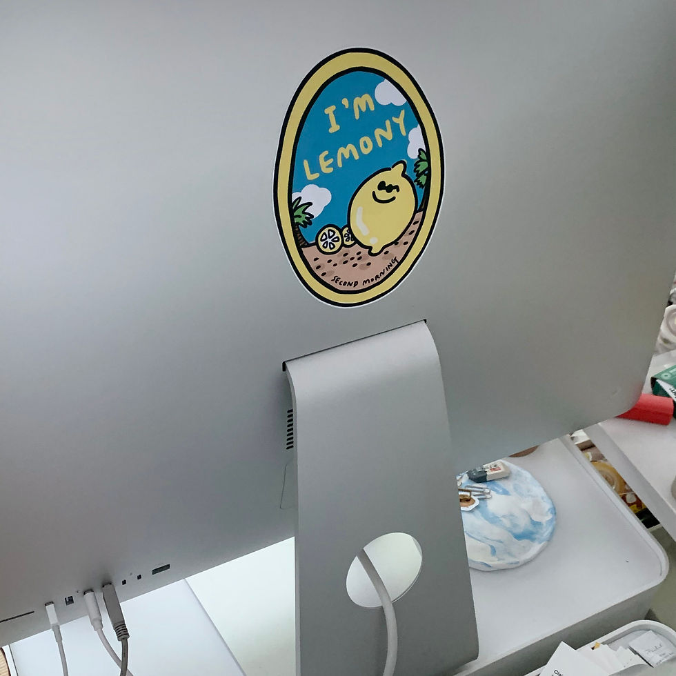 縮圖：【現貨】Second Morning Semo Market Big Removable Sticker 大貼紙