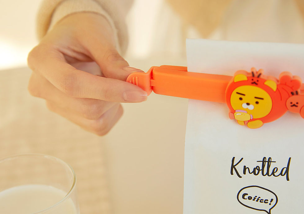 縮圖：Kakao Friends x Nongshim Bag Sealing Clips 密封鉗套裝