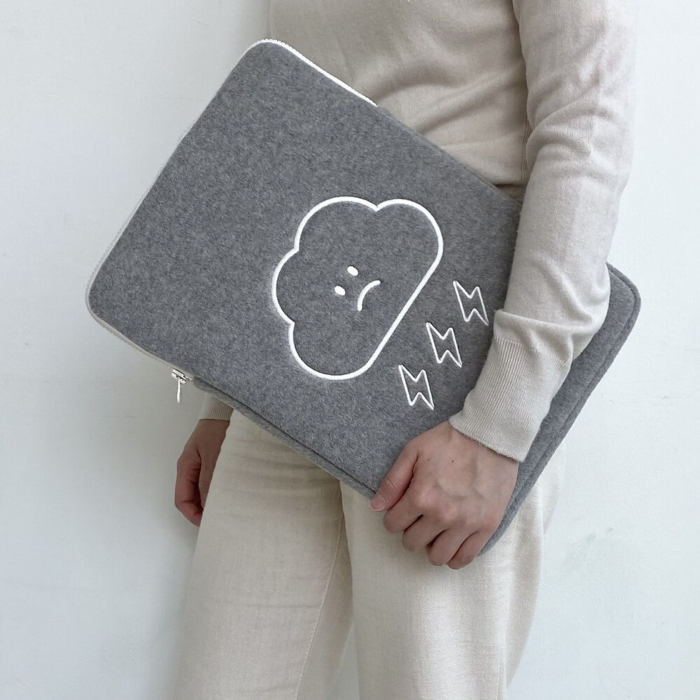 縮圖：Skyfolio Dark Cloud iPad/Laptop Pouch (Gray) 平板/電腦保護套